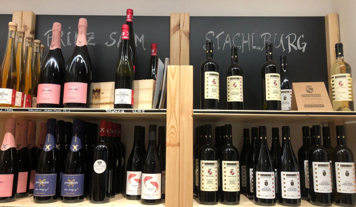 Wein aus Stachlburg und vom Schloss Wallhausen